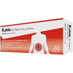Kohle Dr. Mann 250 mg 20 St Tabletten