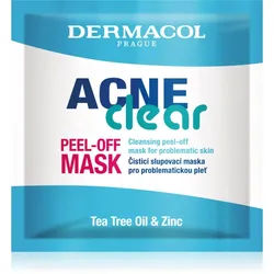 Dermacol Acne Clear Reinigungsmaske zum Abziehen für unreine Haut 8 ml