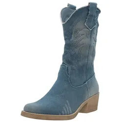 Salinyang Stiefel Stiefel blau 37 EU