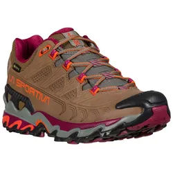 La Sportiva Trail-Wanderschuhe Ultra Raptor II Leather GTX (Nubukleder, wasserdicht) braun/plum Damen