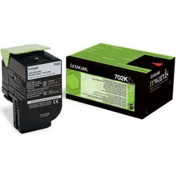 Lexmark 70C20K0 (702K) - Schwarz - Toner