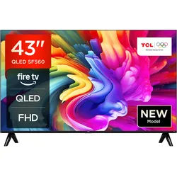 TCL 43SF560 QLED Fernseher 43 Zoll Fire TV Full HD Smart TV HDR Fernseher Alexa Triple-Tuner (2026)
