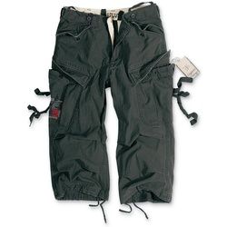 Surplus Engineer Vintage 3/4 Shorts, schwarz, Größe XL