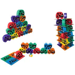 Lernspiel , Multicolor , Kunststoff, Karton , 27.80x26x5.30 cm , unisex , Spielzeug, Lernspiele