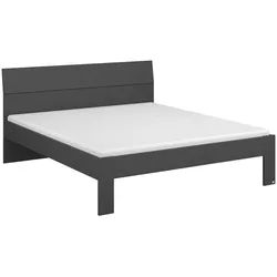 Xora Bett , Grau , Holzwerkstoff , 140x200 cm , Blauer Engel, BQ - Bündnis für Qualität, Made in Germany , in verschiedenen Holzdekoren erhältlich , Schlafzimmer, Komplette Schlafzimmer und Serien, Schlafzimmerserien
