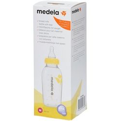 Medela Muttermilchflasche mit Sauger, 250 ml