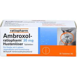 AMBROXOL-ratiopharm 30 mg Hustenlöser Tabletten 50 St.