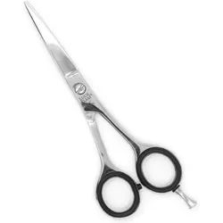 TROPPA Haarschere Friseurschere Profi Haarschneide Haar Schere Haarschneideschere grau|silberfarben