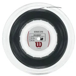 Tennissaite - Wilson - REVOLVE SPIN - schwarz - 12m von 200 m Rolle