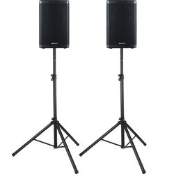 Pronomic C-212 MA 12" Aktivbox 2000 Watt Stativ Set