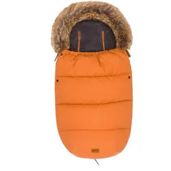 Jimmylee FUßSACK , Orange , Kunststoff , Füllung: Polyester, Fleece , 50x100 cm , wasserabweisend, Winterfußsack, Gurtschlitze, abnehmbarer Fellkragen , Baby on Tour, Kinderwagen, Kinderwagenzubehör, Kinderwagen-Fußsäcke & Babyschalen-Fellsäcke