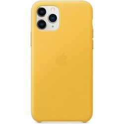 Apple Leder Case (iPhone 11 Pro) Sonnengelb