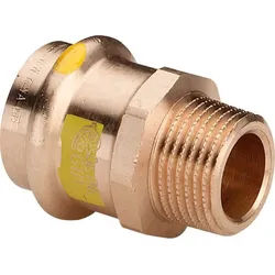 Übergangsstück PROFIPRESS-G 2611 54x11/2, 346355, aus Rotguss, mit AG, für Gas