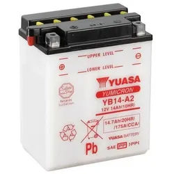 YUASA YB14-A2 Batterie ohne Säurepack