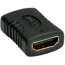 VALUE Value 12.99.3151 Adapter [1x HDMI-Buchse - 1x HDMI-Buchse] Schwarz TV-Adapter schwarz