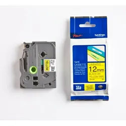Original Brother TZE631S P-Touch Farbband schwarz auf gelb Laminat 12mm x 4m