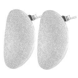 Adelia ́s Paar Ohrhänger Damen Ohrringe – Ohrstecker aus Edelstahl, Perfekt als Geschenk für besondere Menschen silberfarben