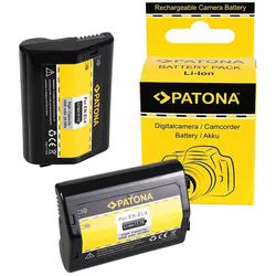 Patona 2x Akku für Nikon EN-EL4a Kamera-Akku Ersatzakku Kameraakku 2000 mAh (11,1 V, 2 St), EN-EL4 D2H D2Hs D2X D2Xs D3 D3X F6