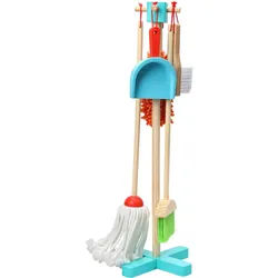 My Baby Lou Kinderspielset , Blau, Grün, Orange, Rot, Eichefarben , Holz, Kunststoff, Textil, Holzwerkstoff , 6-teilig , Kiefer , massiv , unisex , EN 71 , Spielzeug, Holzspielzeug