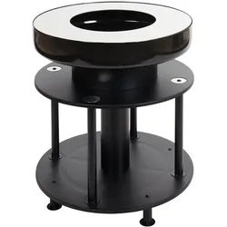 MCW Feuerschale MIT Grill Schwarz , Metall , 56x67x56 cm , Gartenmöbel, Balkonmöbel