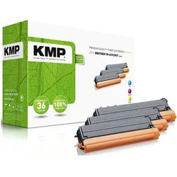 KMP Toner ersetzt Brother »TN-421C/M/Y« cyan, magenta, gelb blau