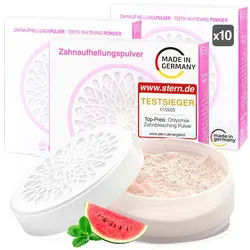 OnlySmile® Zahnaufhellungspulver für Weiße Zähne Pulver 10x75 g