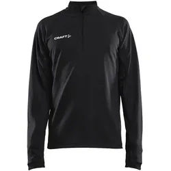 Craft Rundhalspullover Evolve Halfzip M schwarz M