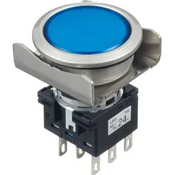 ID LBW6MLA1T64S - Beleuchteter Einbautaster LBW, 26 mm , 2 CO