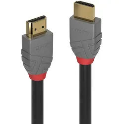 Lindy LINDY HDMI Anschlusskabel HDMI-A Stecker, HDMI-A Stecker 2.00 m Schwar HDMI-Kabel, (200.00 cm) schwarz