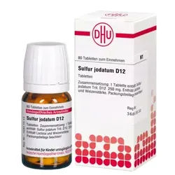 SULFUR JODATUM D 12 Tabletten 80 St Tabletten