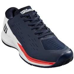 Wilson Rush Pro Ace Clay/Sandplatz (2E/weit) 2024 navyblau/weiss Herren Tennisschuh blau 44