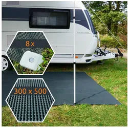 yourGEAR Outdoorteppich yourGEAR Outdoor Soft Carpet 300 x 500 cm - Vorzeltteppich Zeltteppich