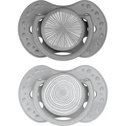 Difrax Schnuller Dynamic Harmony L.Grey - D.Grey 0-3m