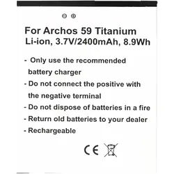 Akku passend für den Archos 59 Titanium Akku AC59TI