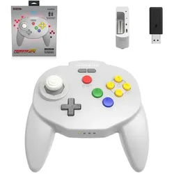 Tribute64 2.4GHz Wireless Controller - Grey - Wireless Controller - Nintendo 64