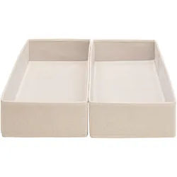 Aufbewahrungsboxen-Set Louis Beige, 2-teilig
