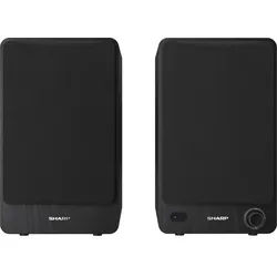 SHARP Lautsprecherboxen CP-SS30 (BK), 2-Wege, Bluetooth, USB, MP3, 60 W