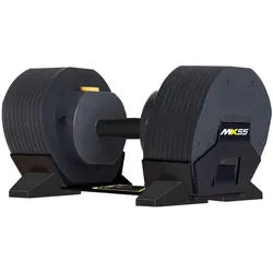 Kompakthantel , Schwarz , Metall, Kunststoff , 29.2x21x40.2 cm , Freizeit & Co, Sport & Fitness, Krafttraining