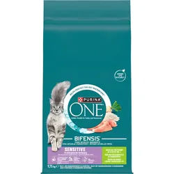 Purina One Sesitive Truthahn & Reis Katzenfutter für Erwachsene 9,75 kg