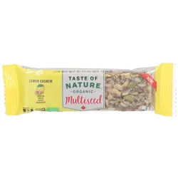 Taste of Nature Multiseed Riegel Lemon Cashew Bio