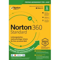 Norton 360 Advanced 2026 | 10 Geräte 1 Jahr | 200 GB Cloud-Backup | Kein Abo