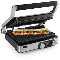 PRINCESS Kontaktgrill Princess 117310 Digital Grill Master Pro - 2 einstellbare Thermostate, 2000 W, 2 separate Thermostate - Digitale Steuerung schwarz