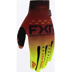 FXR Motorradhandschuhe Pro-Fit Air 2023 Motocross Handschuhe Atmungsaktiv gelb|orange L