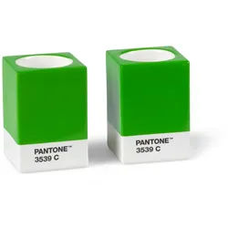PANTONE Kerzenständer Porzellan, verschiedene Farben und Sets (2 St) grün