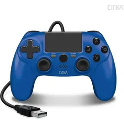 Hyperkin Nuforce Wired Controller For PS4/ PC/ Mac (Blue) (Playstation), Gaming Controller, Blau