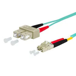 METZ CONNECT OpDAT Patchkabel, SC-D/LC-D OM3, 2 m