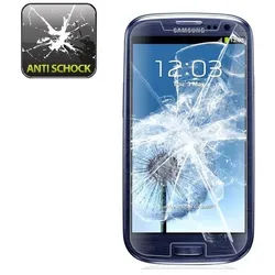 2x Panzerfolie für Samsung Galaxy S3 Mini ANTI-SCHOCK Displayschutzfolie HD KLAR