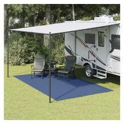 vidaXL Zeltteppiche, Zeltteppich Blau 600 x 350 cm Polyester blau