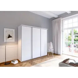 priess Schwebetürenschrank Arnsberg weiß 215 cm x 211 cm x 64,5 cm