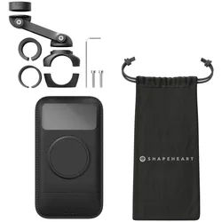 Shapeheart Motorrad Bundle Pro Boost Magnetische Smartphone Halterung für Motorradlenker, schwarz, Größe XL für Männer